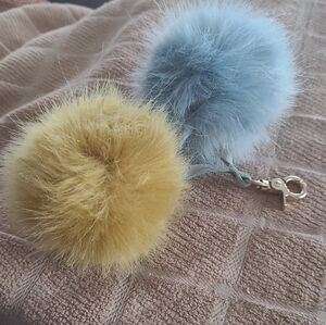 Double Pom Pom Key Chain / Charm